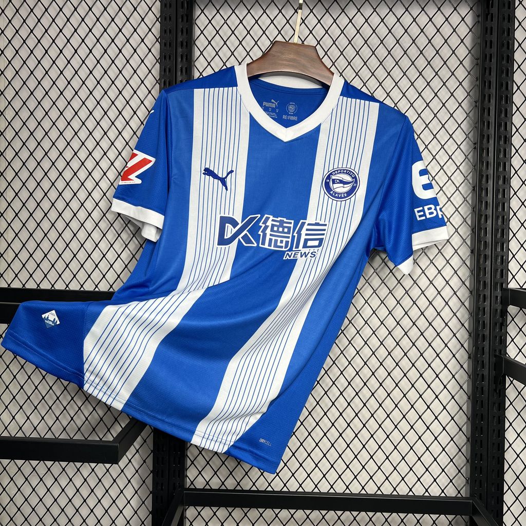 2024/2025 Deportivo Alaves Home Football Shirt