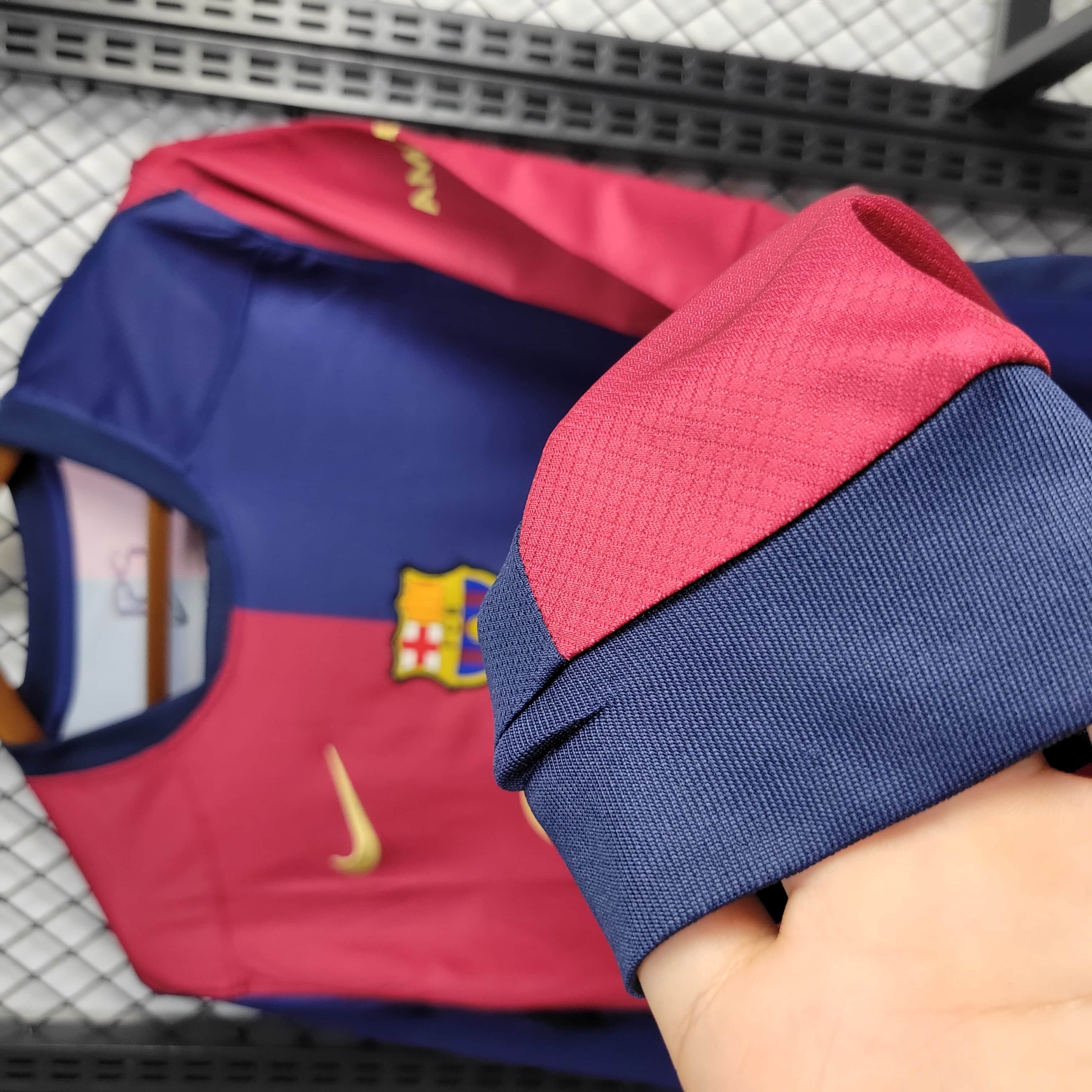 2024/2025 Long Sleeve Barcelona Home Football Shirt