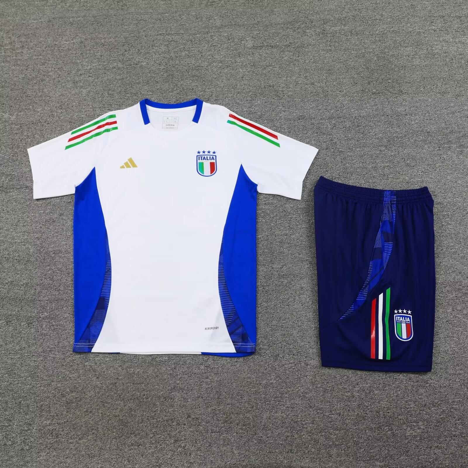 2024/2025 Italy Training Wear White Suit Shirt