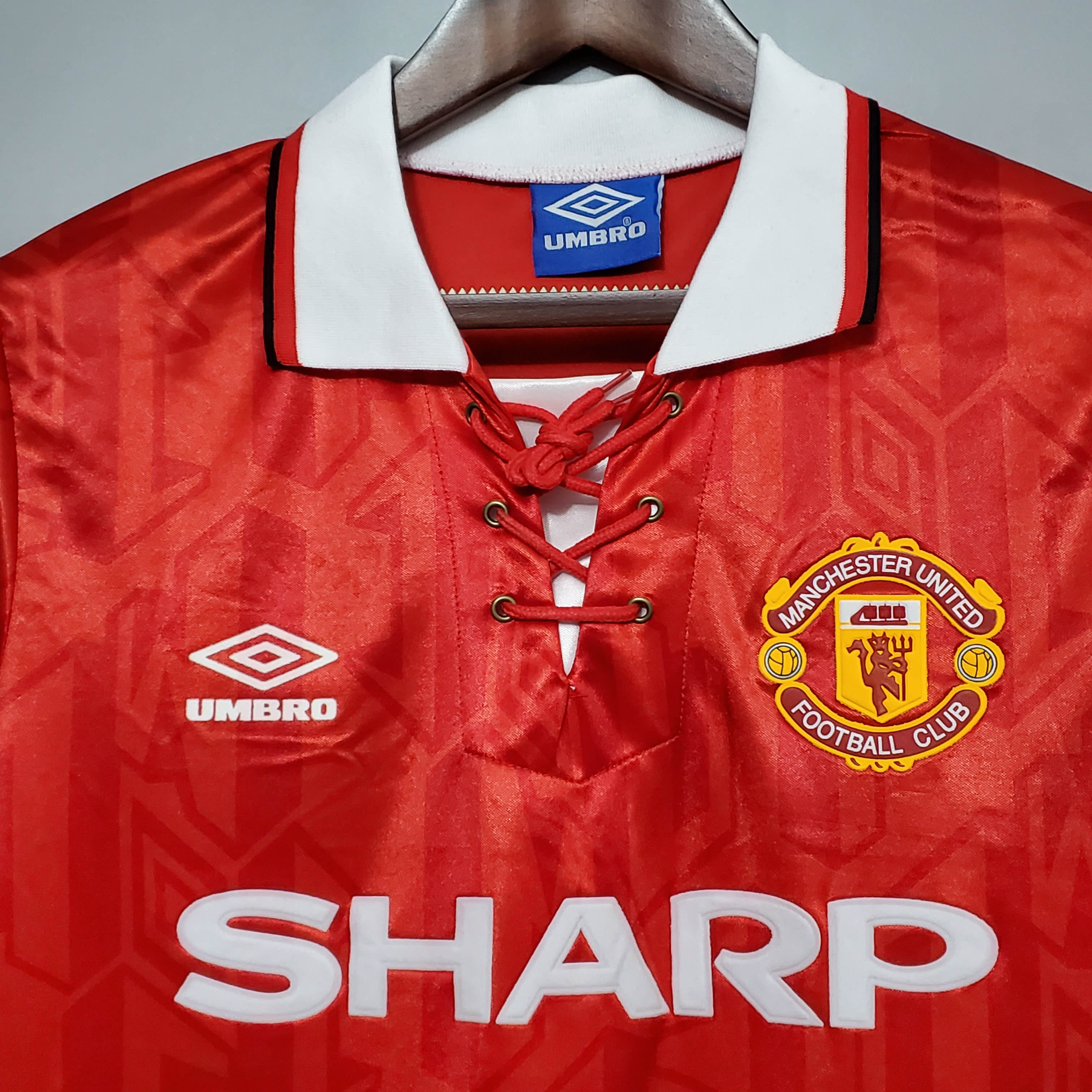 1992/1994 Retro Manchester United Home Football Shirt