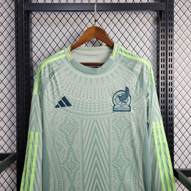2024 Long Sleeve Mexico Away Football Shirt