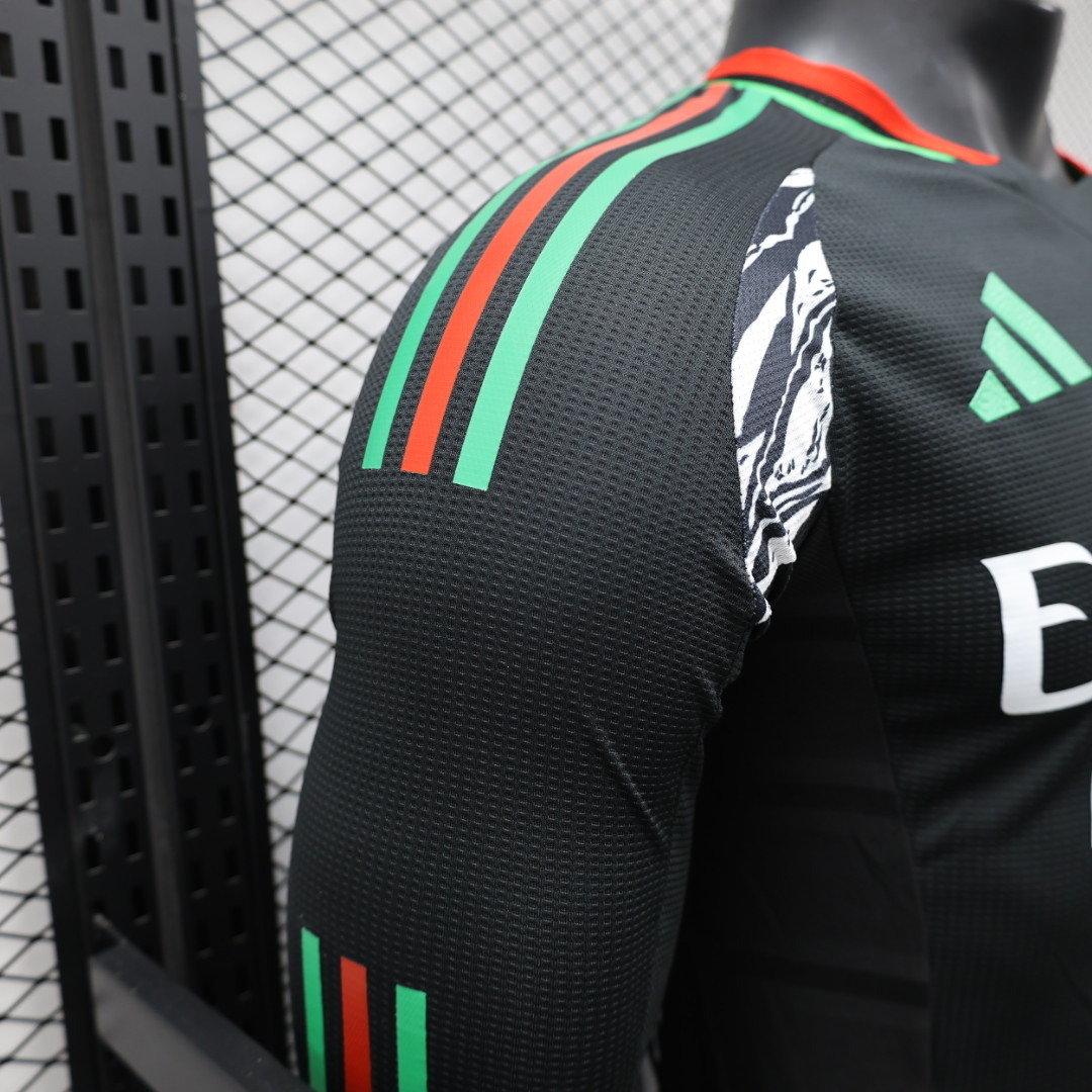 2024/2025 Long Sleeve Player Version Arsenal Away Football Shirt