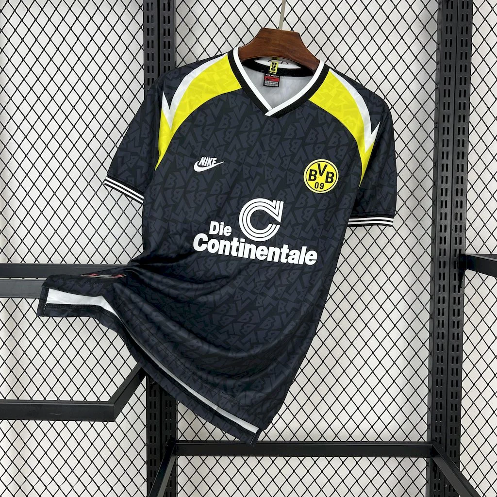 1995/1996 Retro Dortmund Away Football Shirt 1:1 Thai Quality
