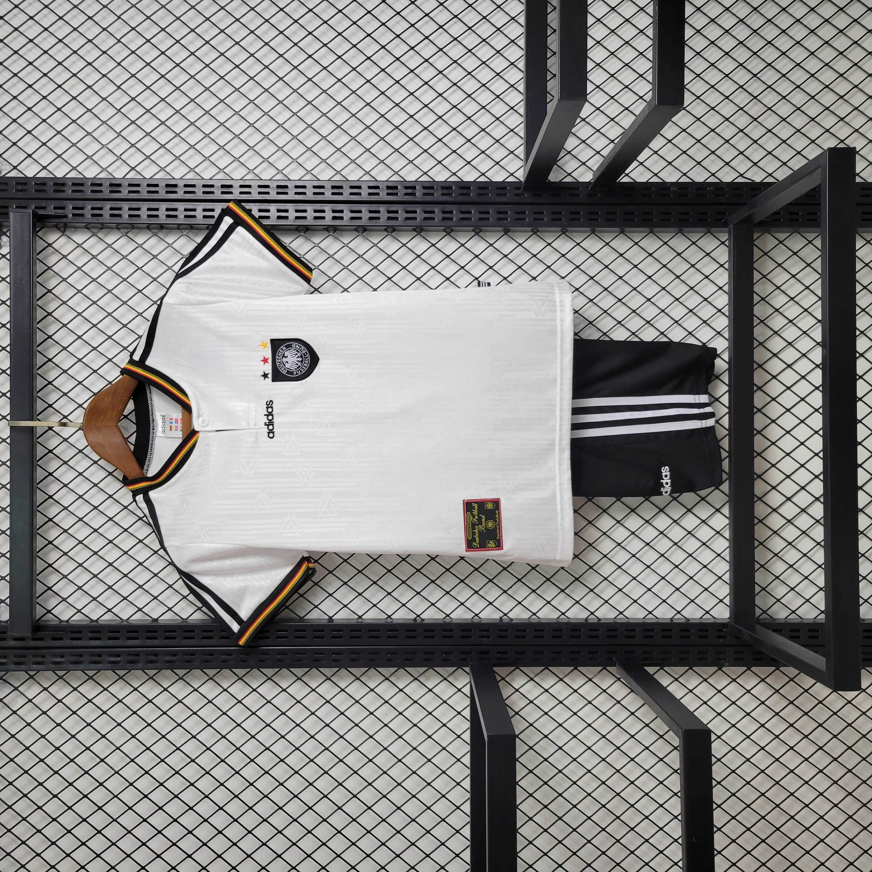 1996 Retro Germany Home Football Shirt Kids Size