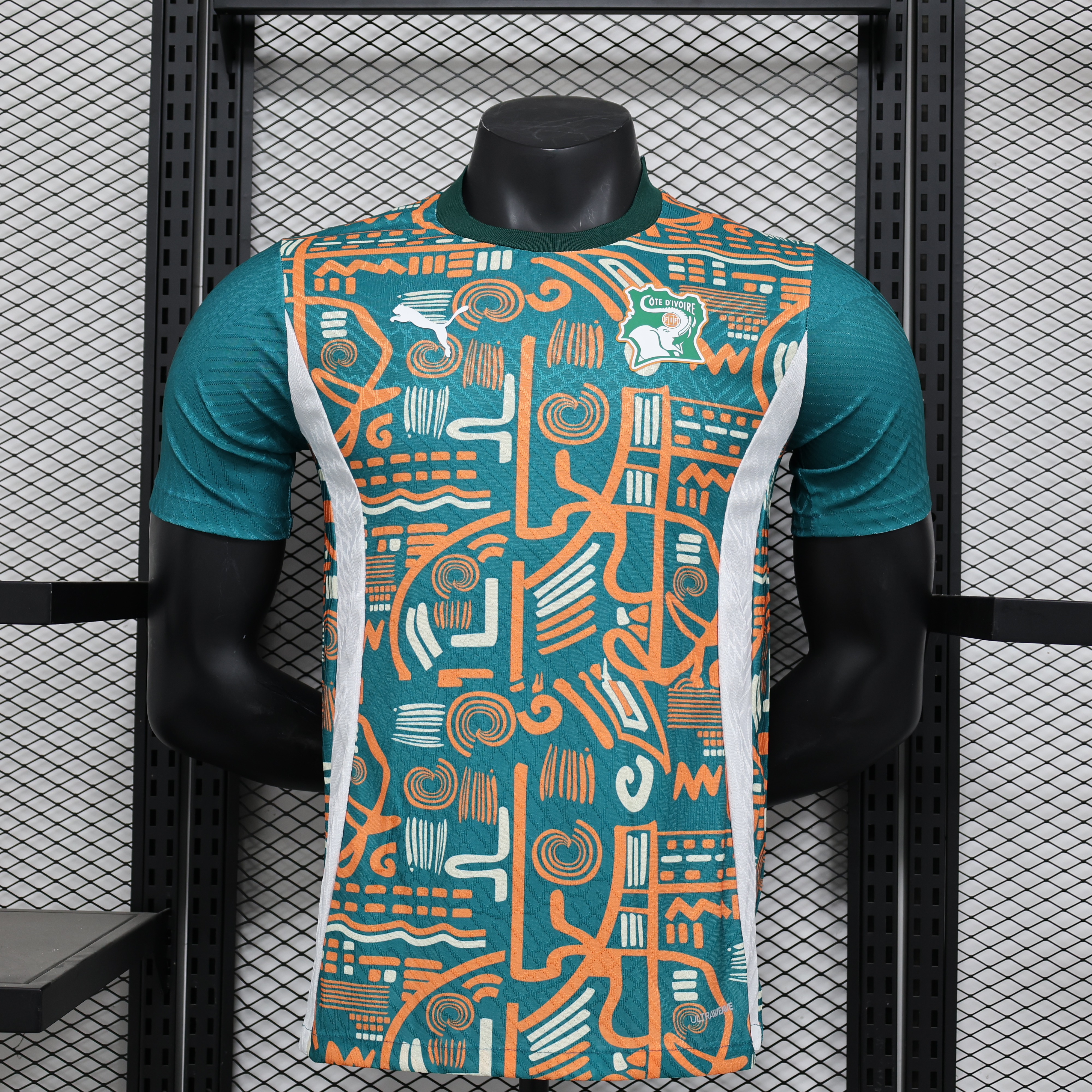 2024 Player Version Ivory Coast Pre-Match Football Shirt 1:1 Thai Quality