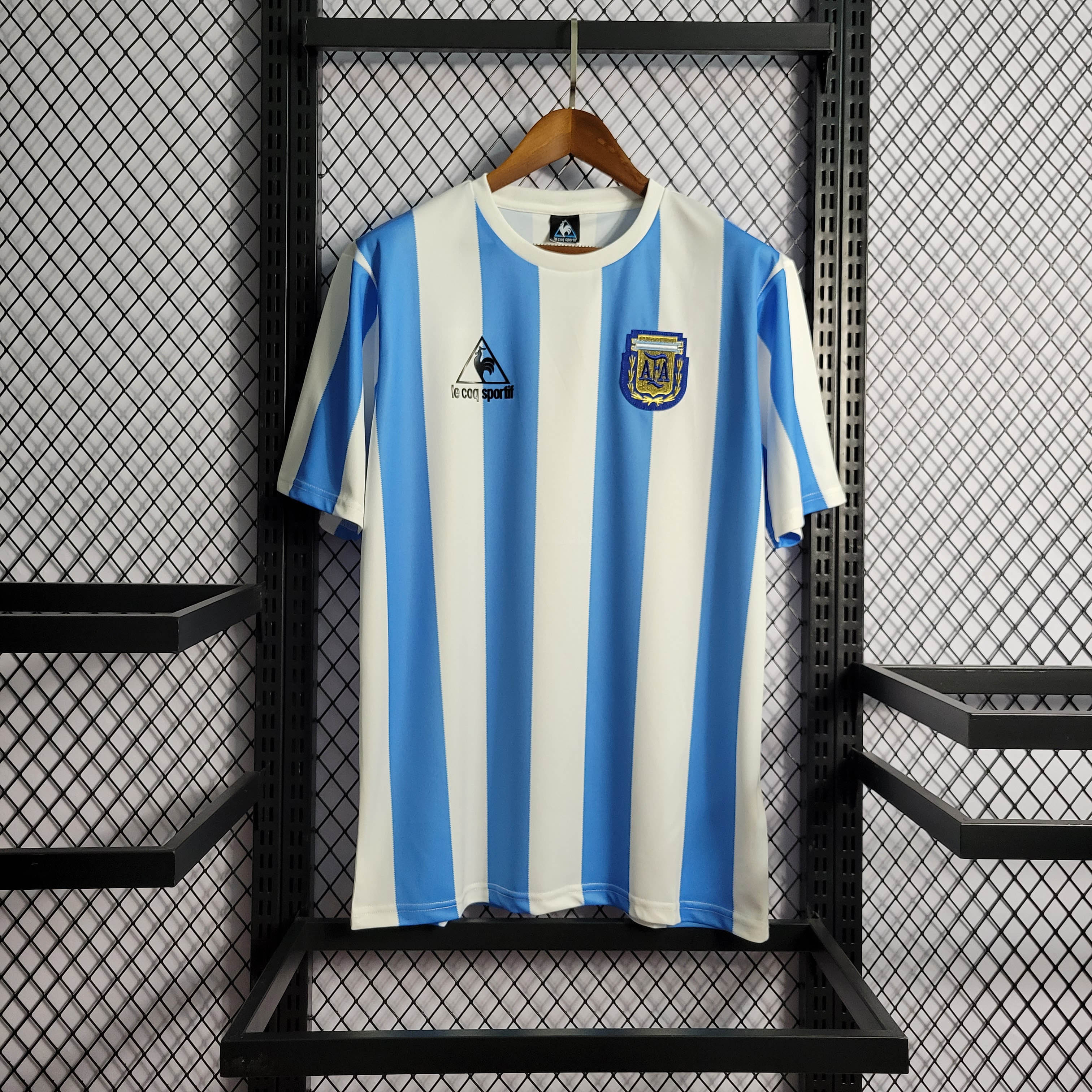 1986 Retro Argentina Home Football Shirt