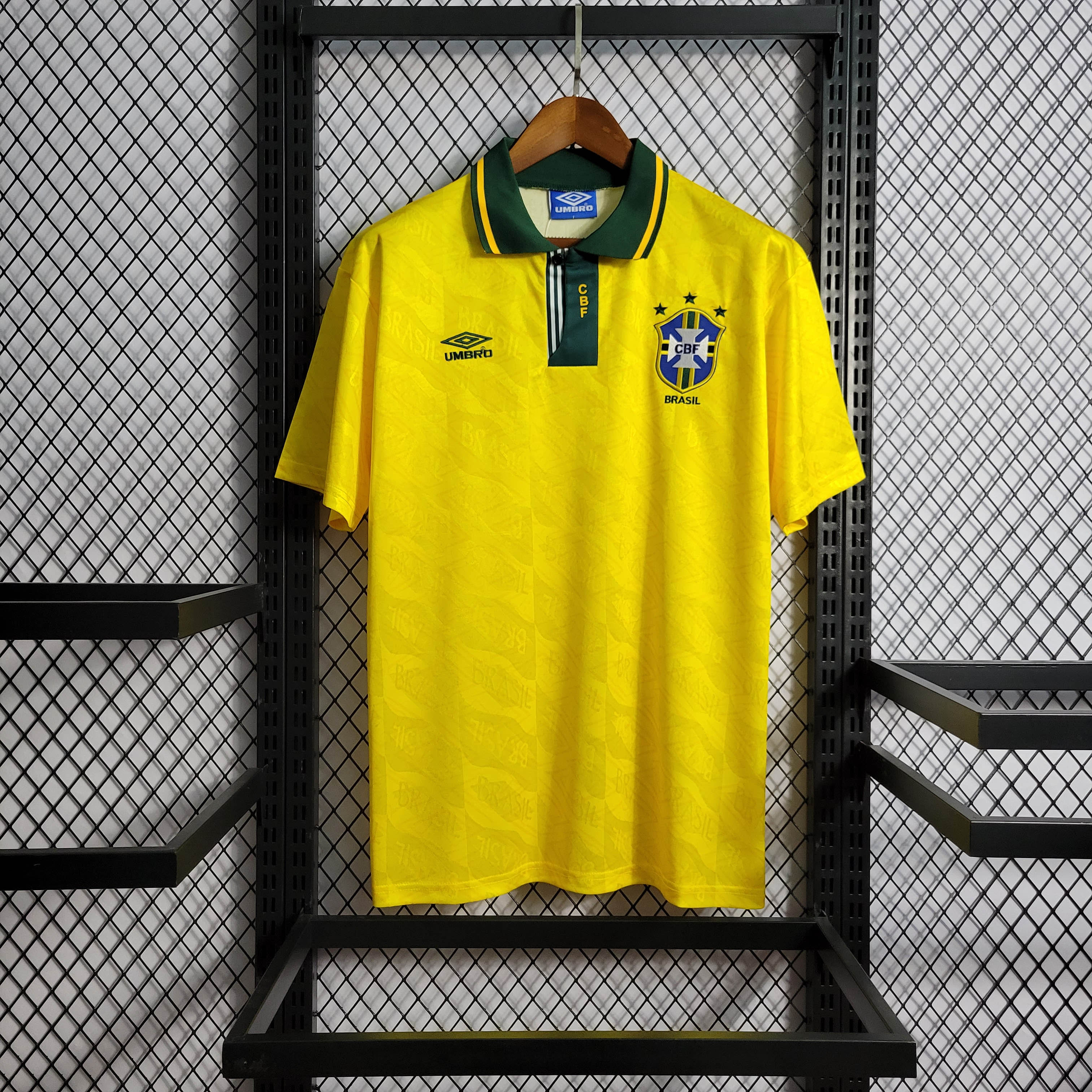 1992 Retro Brazil Home Football Shirt