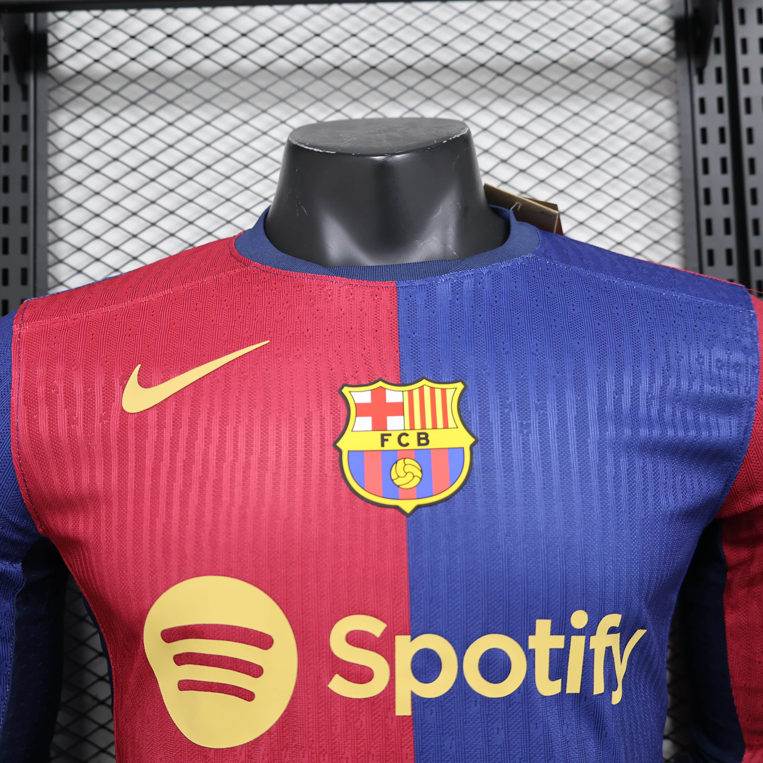 2024/2025 Long Sleeve Player Version Barcelona Home Football Shirt