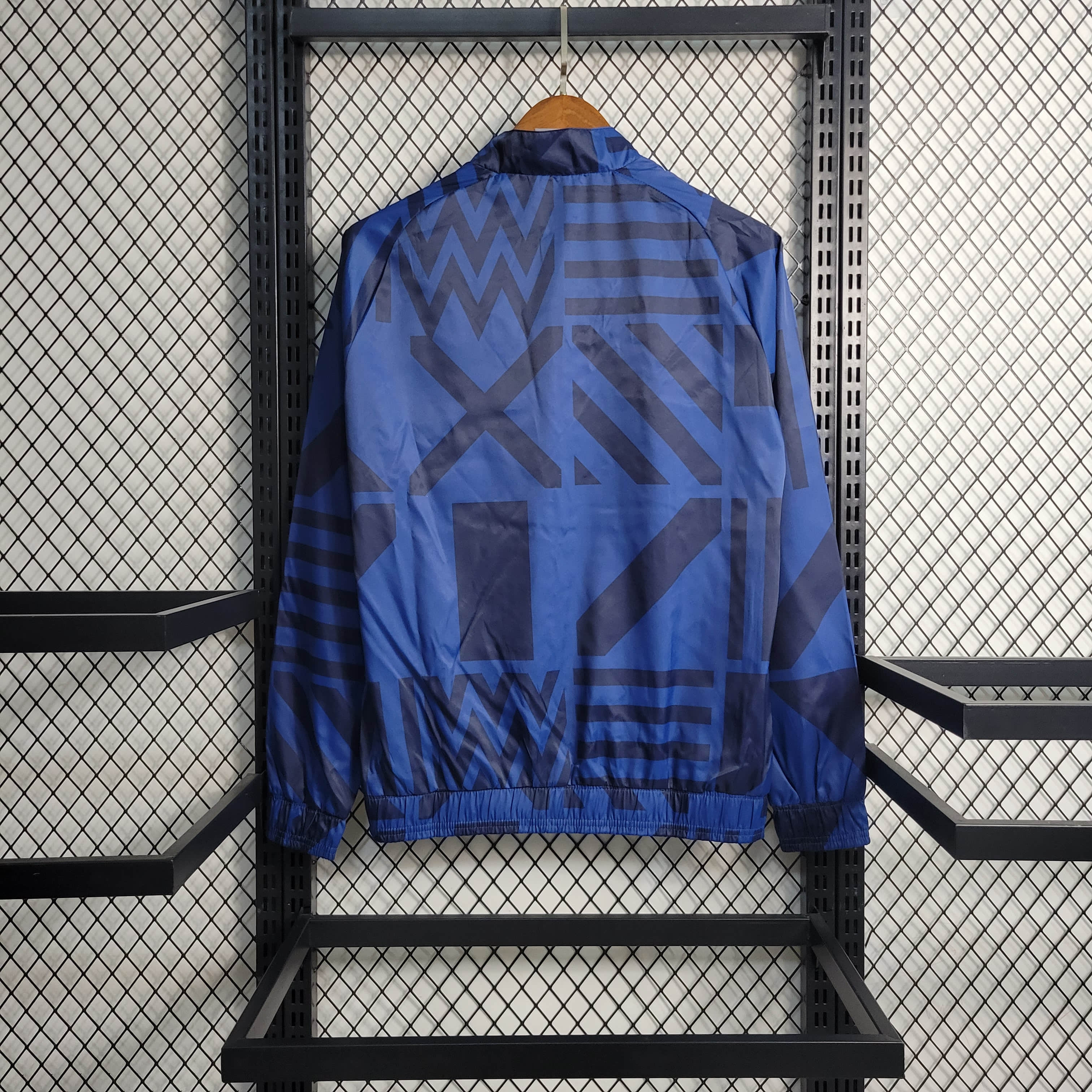 2023/2024 Manchester City Windbreaker Navy Blue Football Shirt