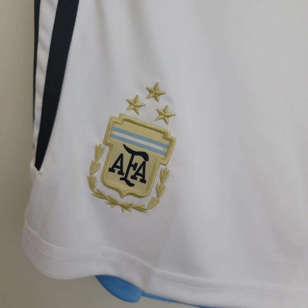 2022 Argentina Home White Shorts