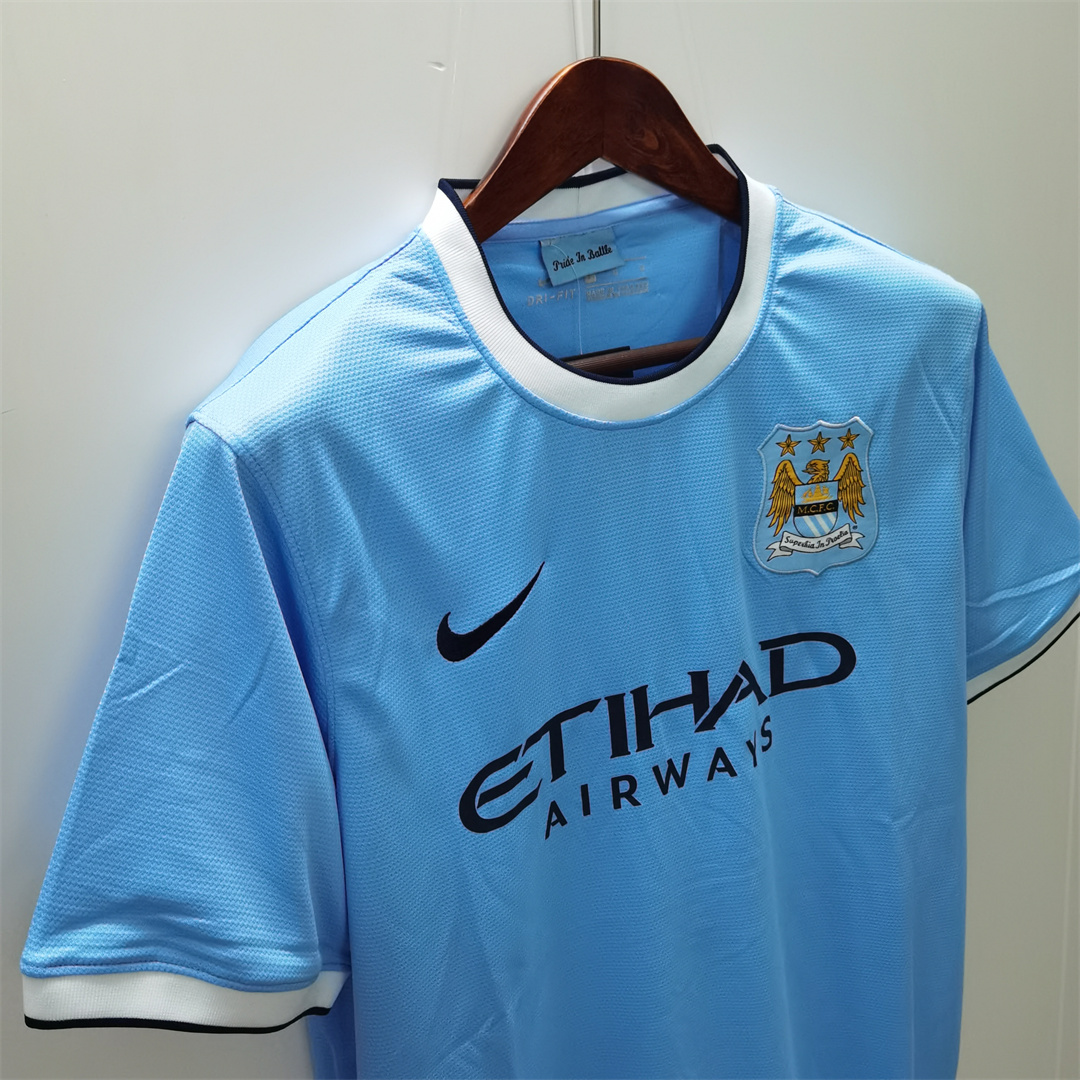 2013/2014 Retro Manchester City HomeFootball shirt 1:1 Thai Quality