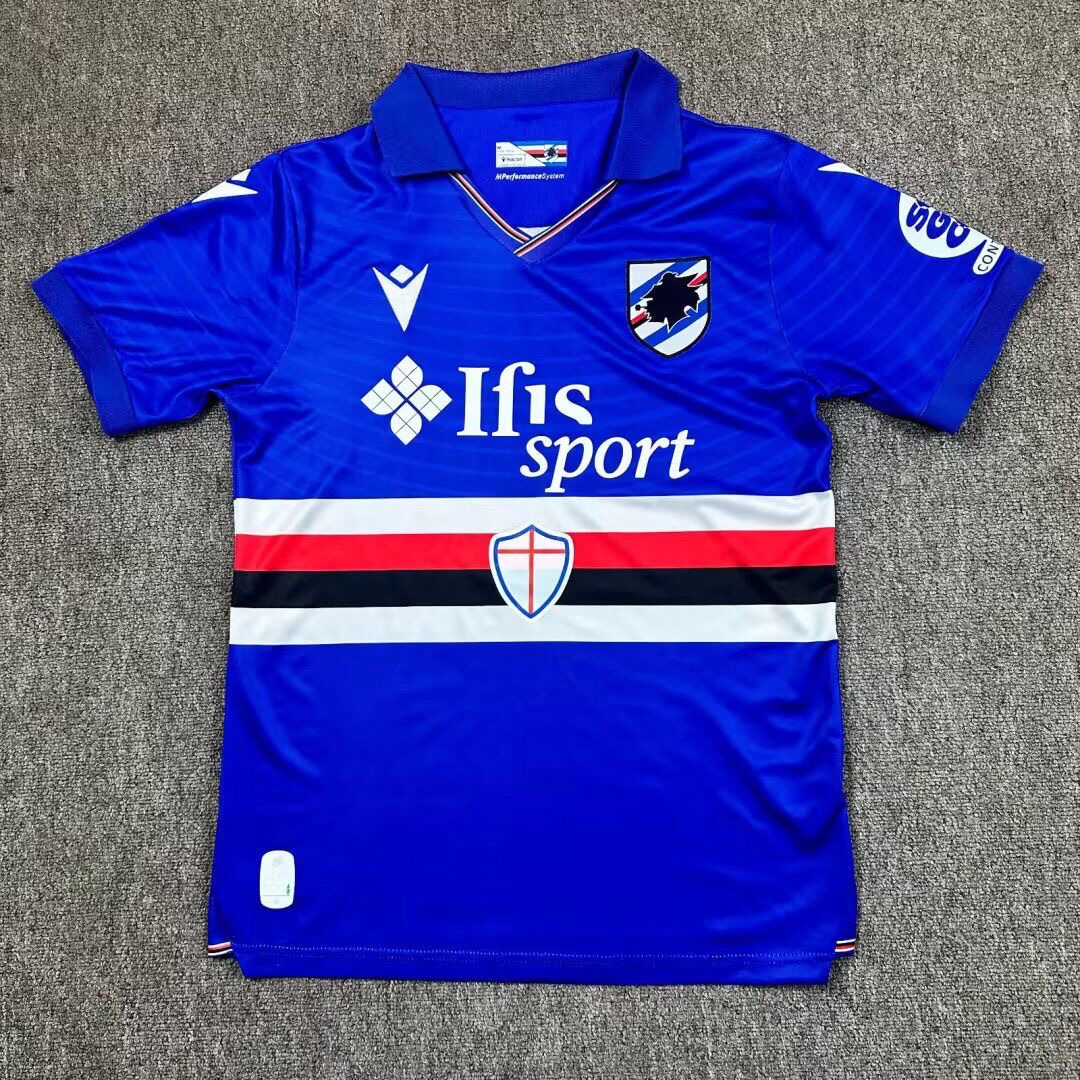 2025/2026 Sampdoria Home Football Shirt 1:1 Thai Quality