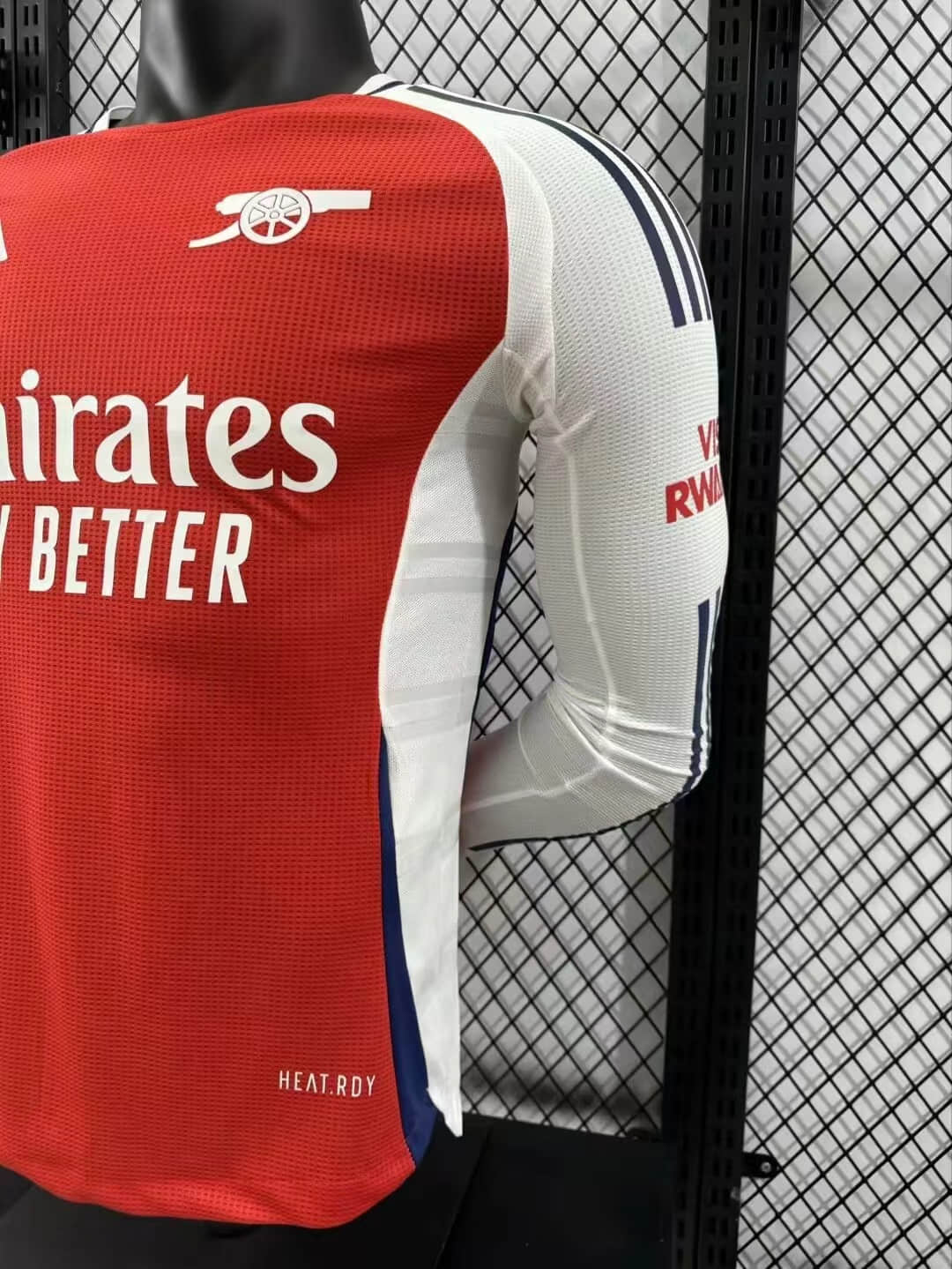 2024/2025 Long Sleeve Player Version Arsenal Home Football Shirt