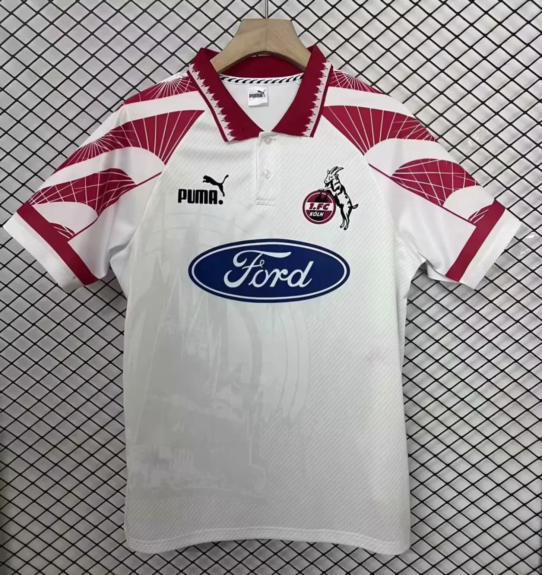 1996/1997 Retro FC Köln Home Football Shirt 1:1 Thai Quality