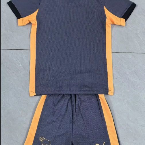2025/2026 Derby County Away FootballShirt Kids Size 1:1 Thai Quality
