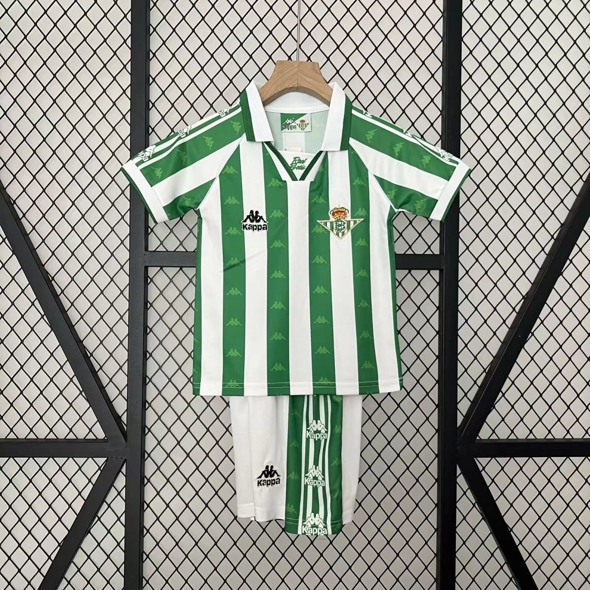 1995/1997 Retro Real Betis HomeFootball Shirt Kids Size 1:1 Thai Quality