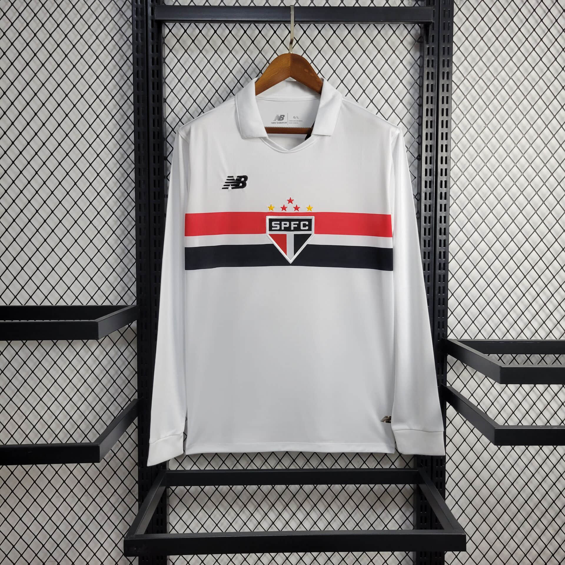 2024/2025 Long Sleeve São Paulo Home Football Shirt