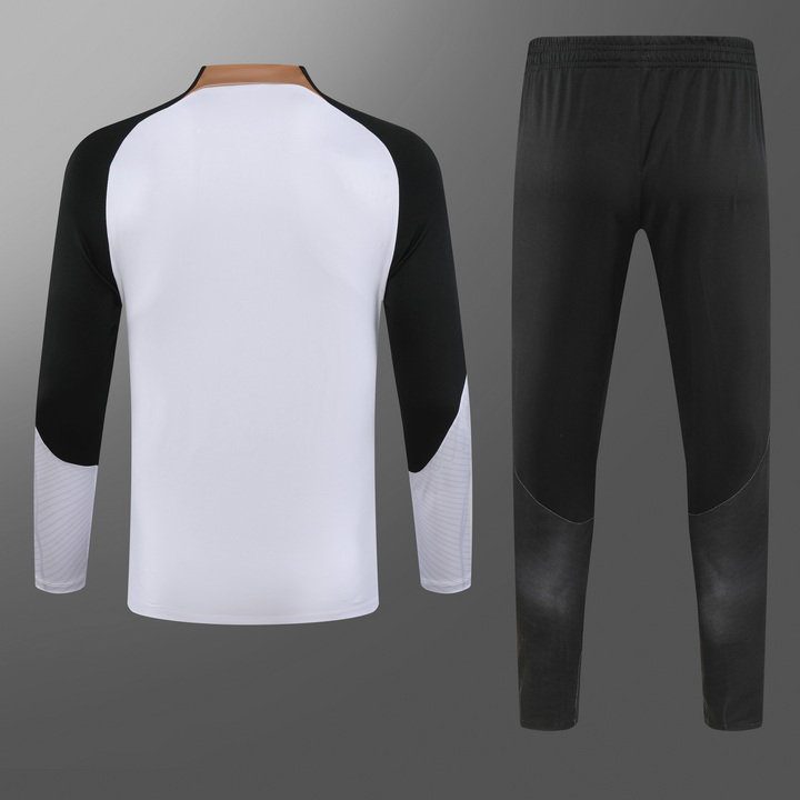 2023/2024 Chelsea Half-Pull Training Suit White Football Shirt Set