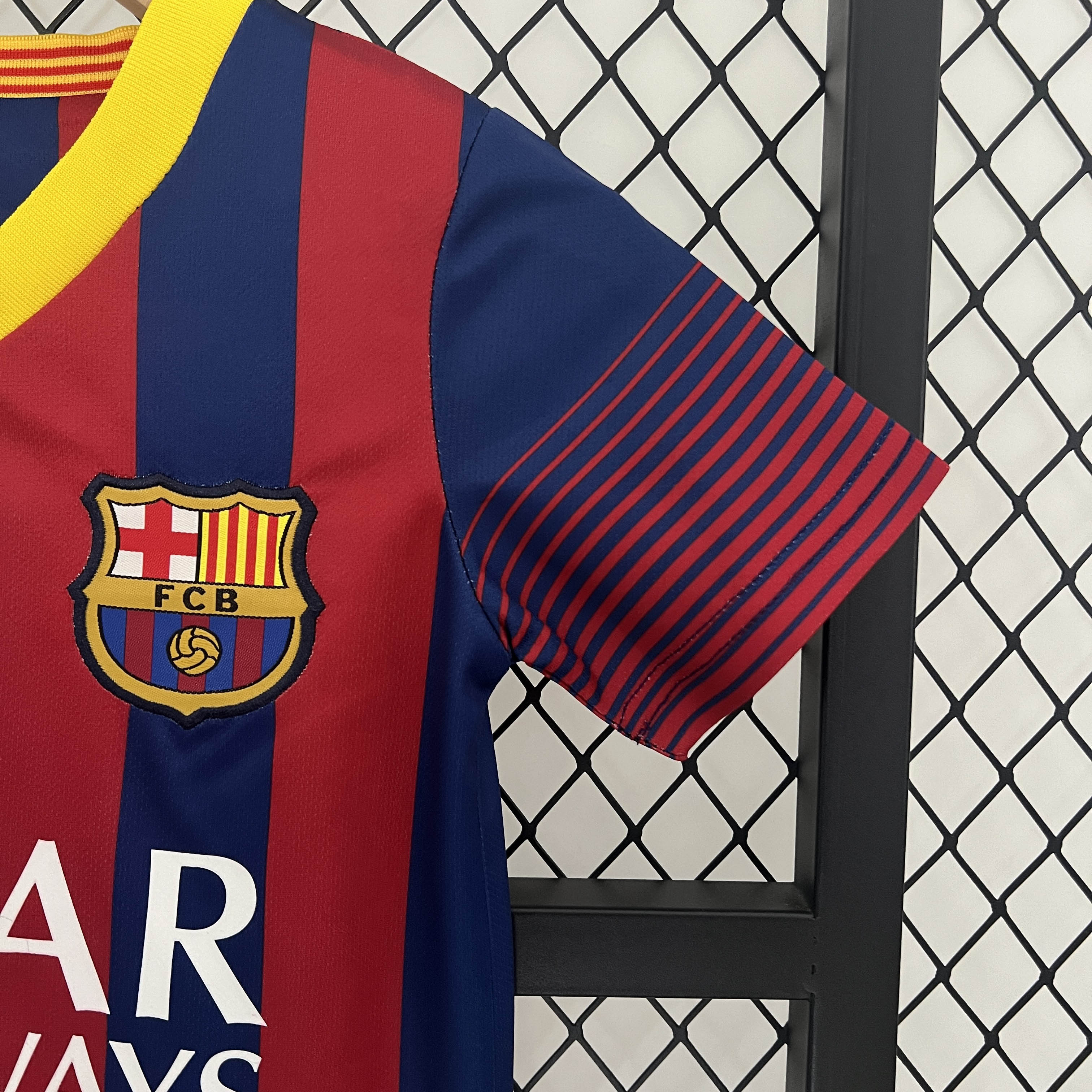 2013/2014 Retro Barcelona Home Football Shirt Kids Size