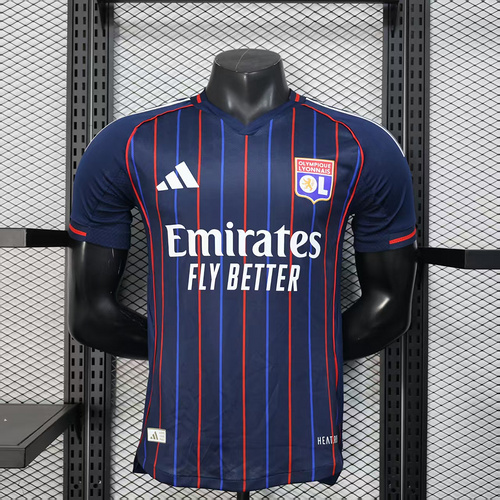 2025/2026 Player Version Lyon Away Football Shirt