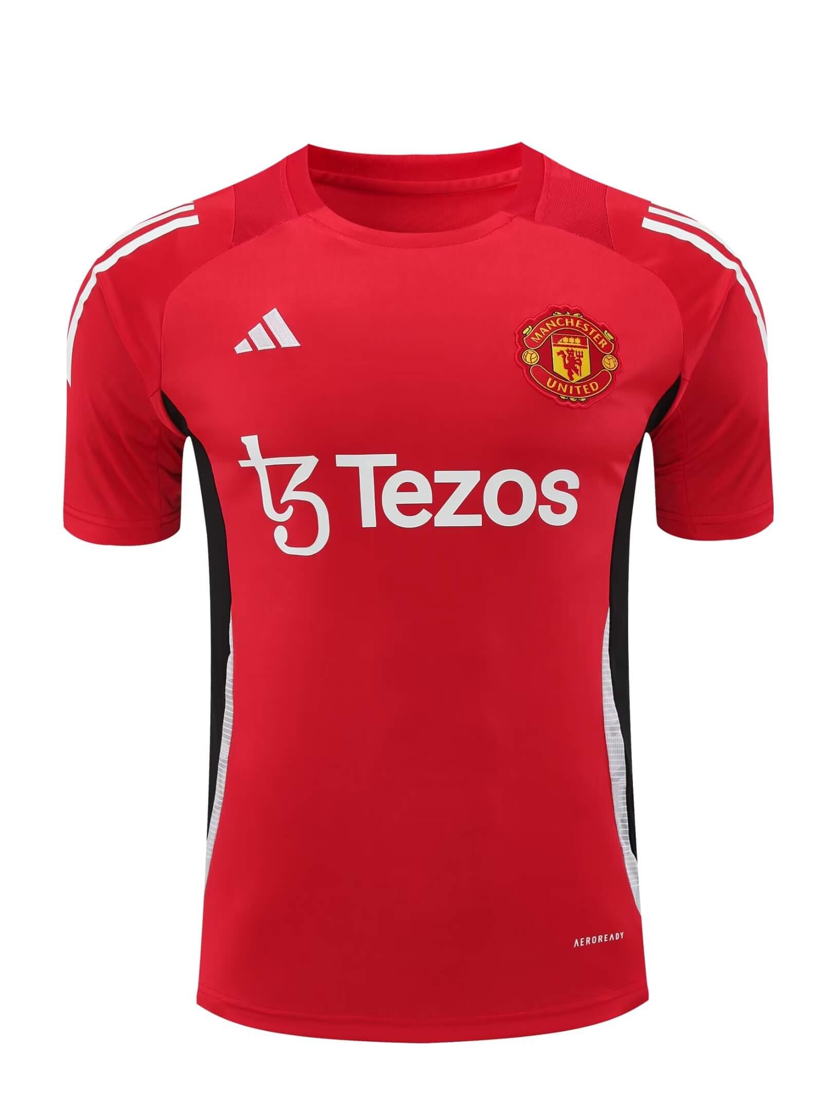 2024/2025 Manchester United Training Wear Red Suit Shirt
