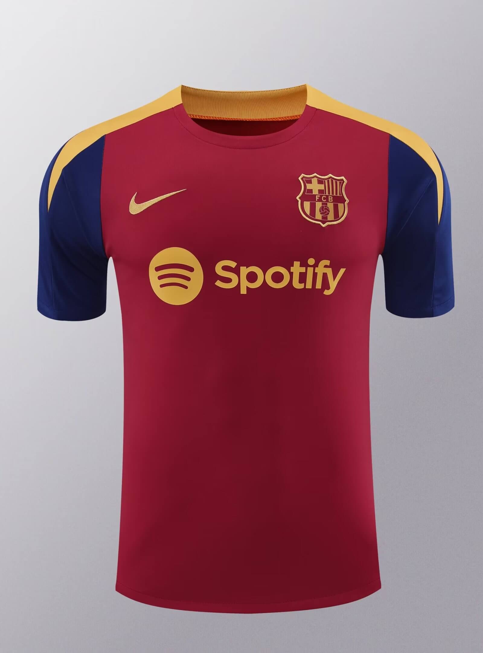 2024/2025 Barcelona Training Wear Red Suit Shirt