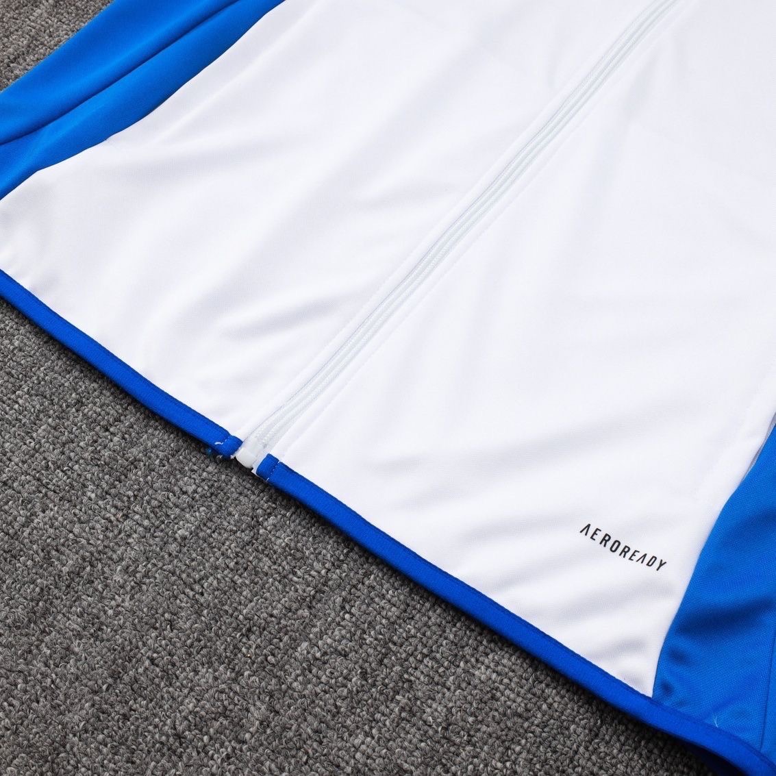 2024/2025 Italy Long Zipped Training Suit white Football Shirt Set