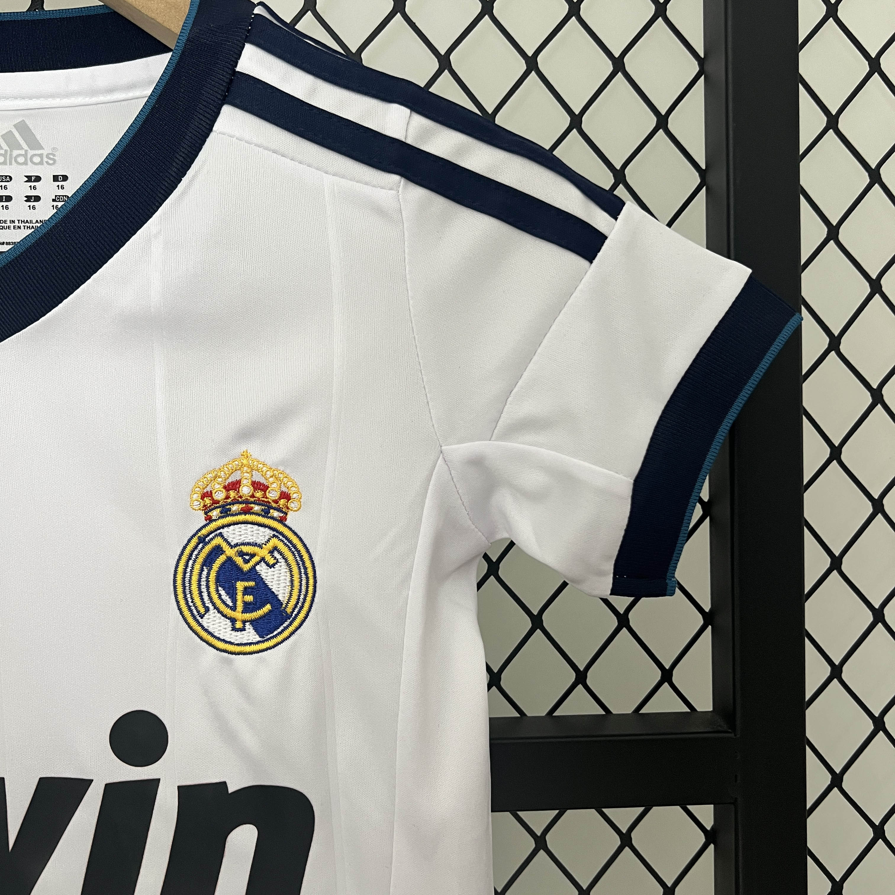 2012/2013 Retro Real Madrid Home Football Shirt Kids Size 1:1 Thai Qualit
