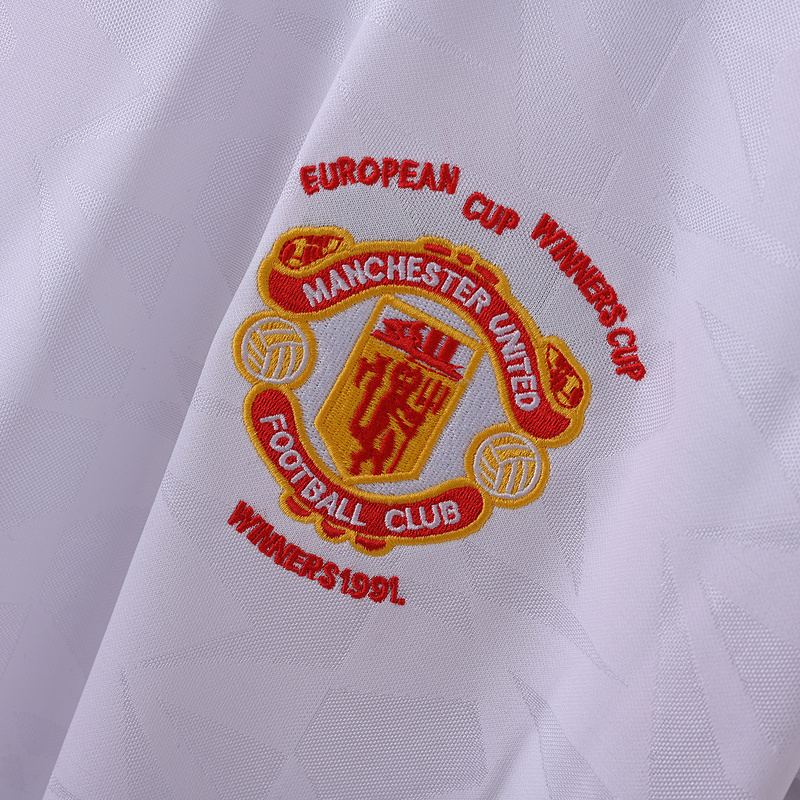 1990/1991 Retro Manchester UnitedAway Football Shirt 1:1 Thai Quality!