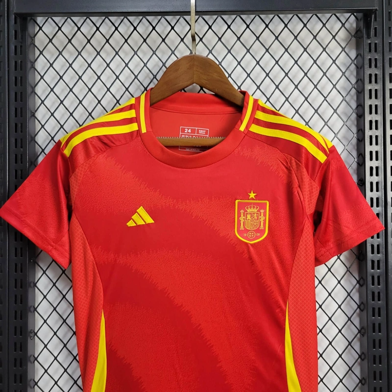 2024/2025 Spain Home Football Shirt Kids Size