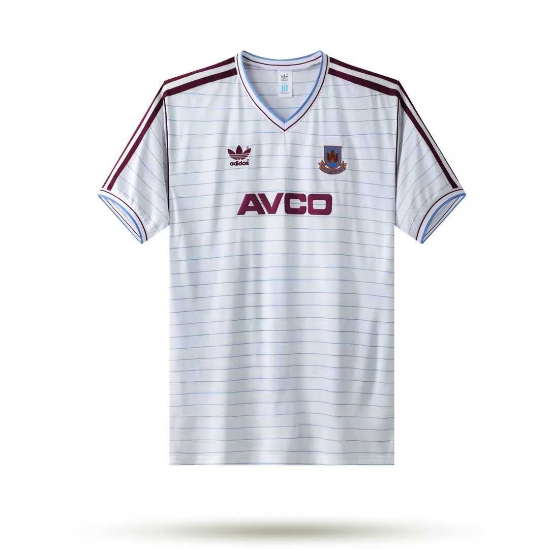 1985/1987 Retro West Ham United Away Football Shirt