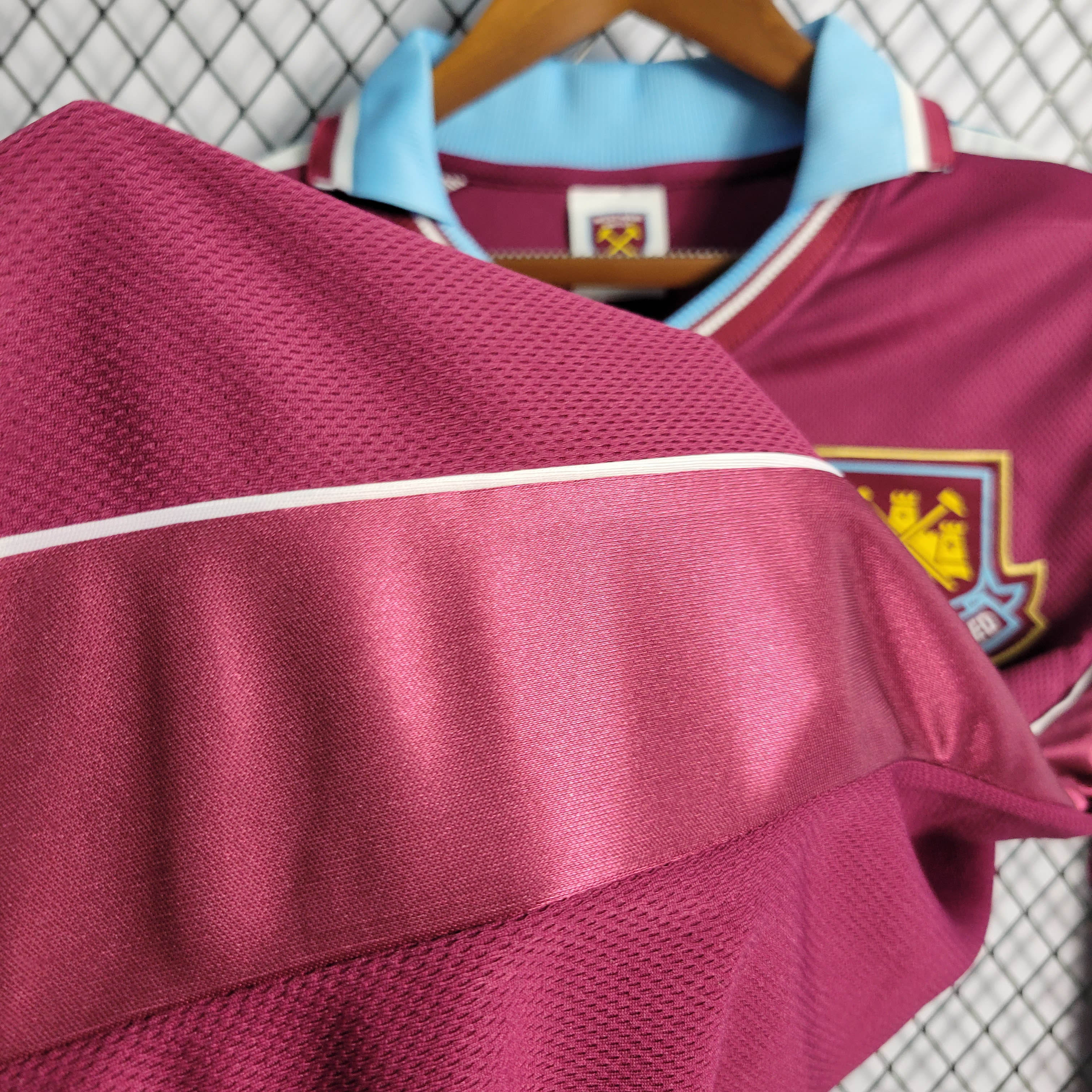 1999/2000 Retro West Ham United Home Football Shirt