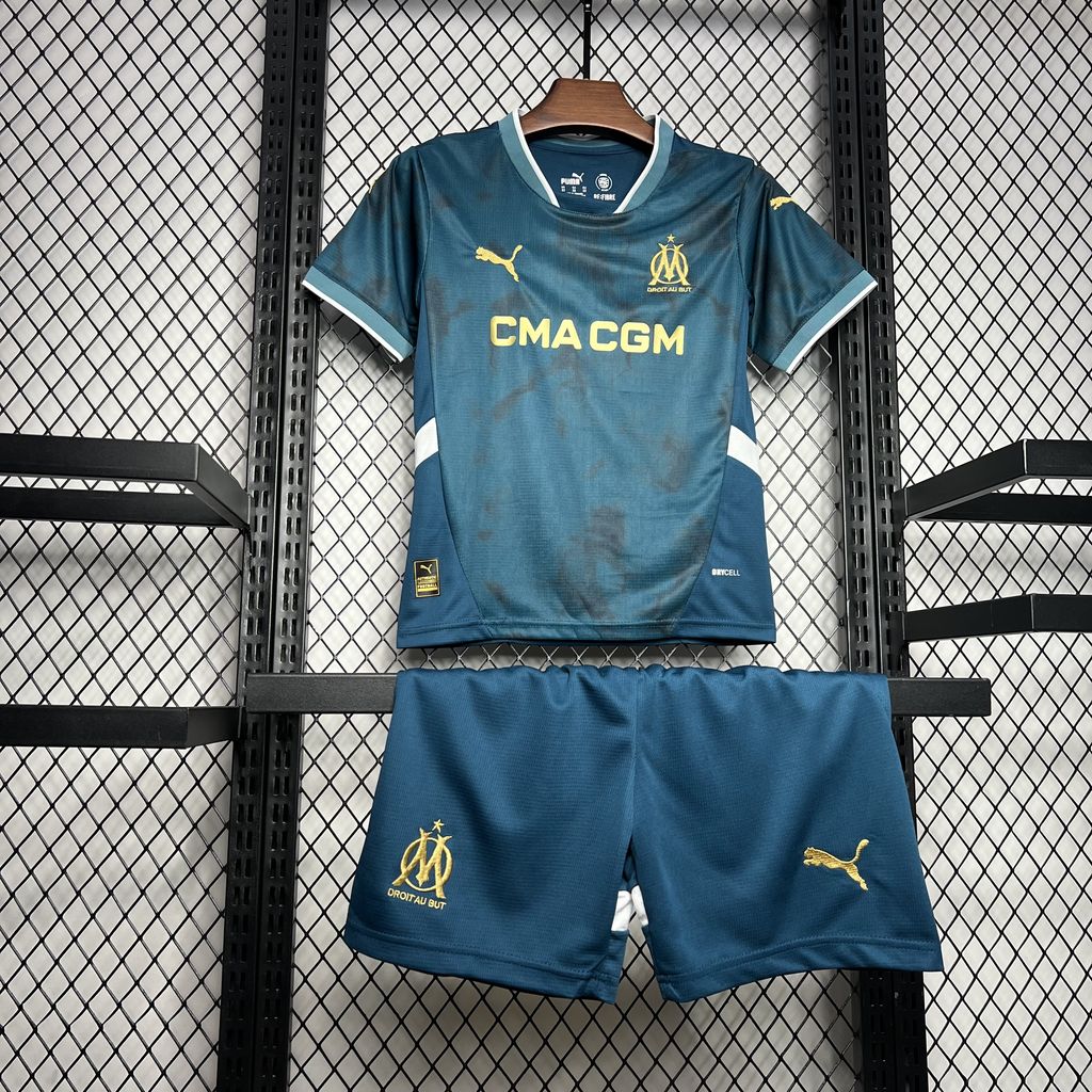2024/2025 Olympique Marseille Away Football Shirt Kids Size