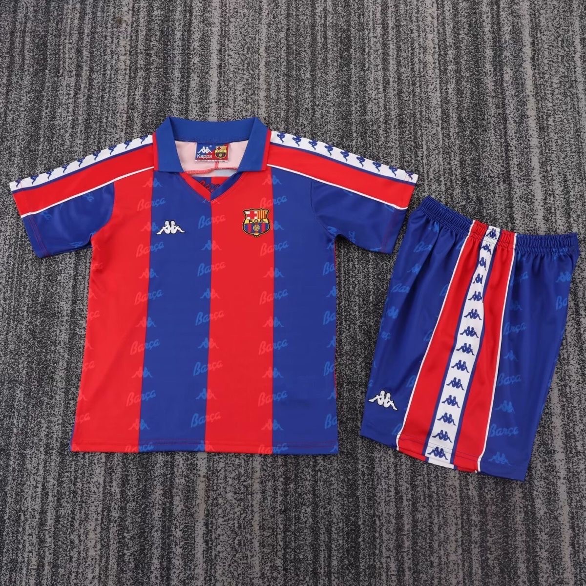 1992/1995 Retro Barcelona HomeFootball Shirt Kids Size 1:1 Thai Quality
