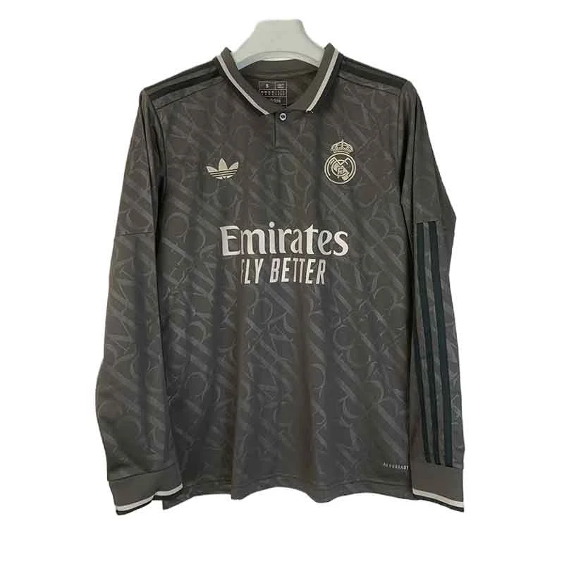 2024/2025 Long Sleeve Real Madrid Third Away Football Shirt