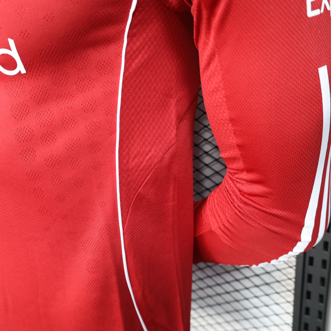 2025/2026 Player Version Long Sleeve Liverpool Away Football Shirt