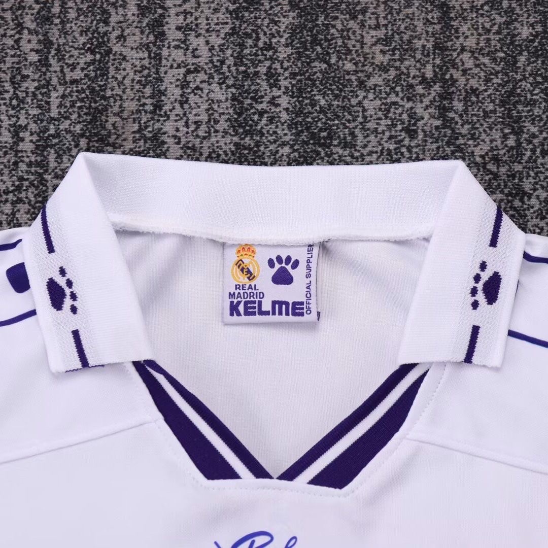 1994/1996 Retro Real Madrid Home Football shirt Kids Size 1:1 Thai Quality