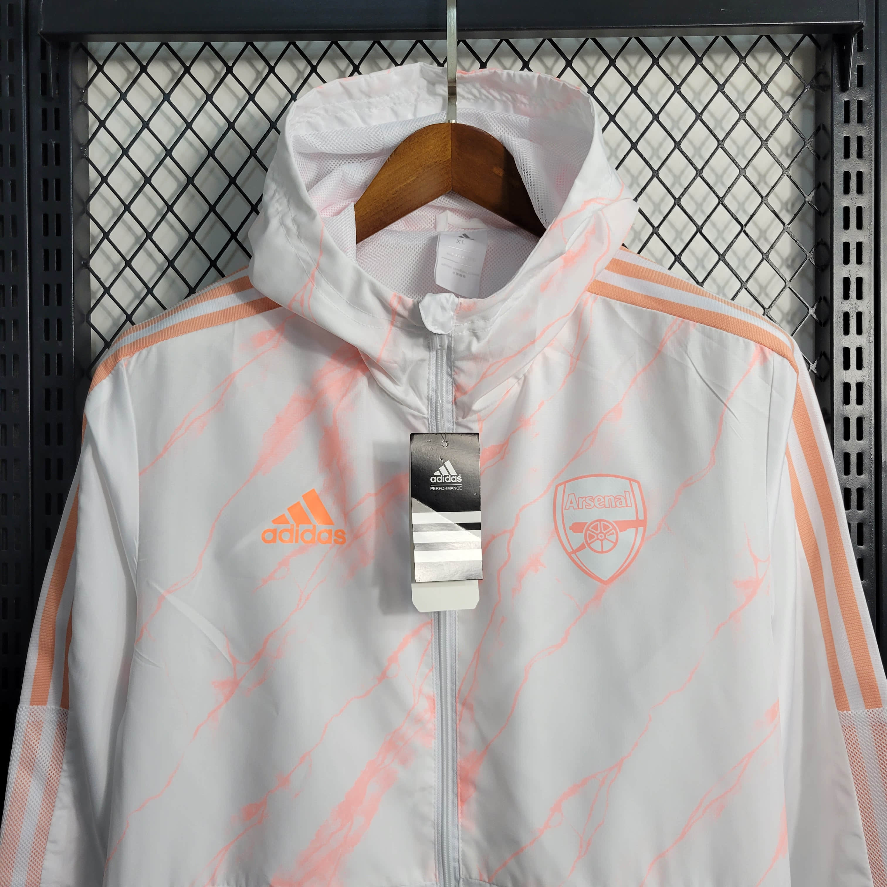 2023/2024 Arsenal Windbreaker White Football Shirt