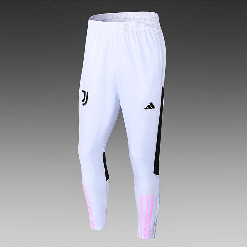 2023/2024 Juventus Half-Pull Training Suit White Football Shirt Set