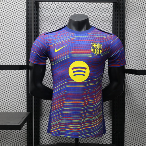 2025/2026 Player Version Barcelona Pre-game service Football Shirt