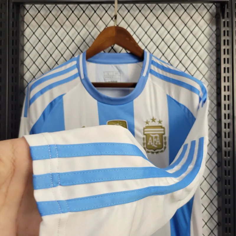 2024 Long Sleeve Argentina Home Football Shirt