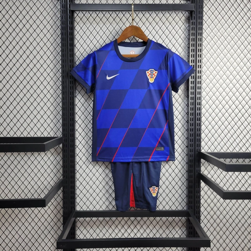 2024 Croatia Away Football Shirt Kids Size