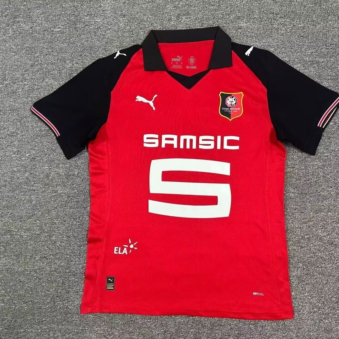 2025/2026 Stade Rennais HomeFootball Shirt 1:1 Thai Quality