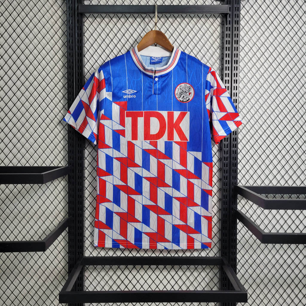 1989/1990 Retro Ajax Away Football Shirt