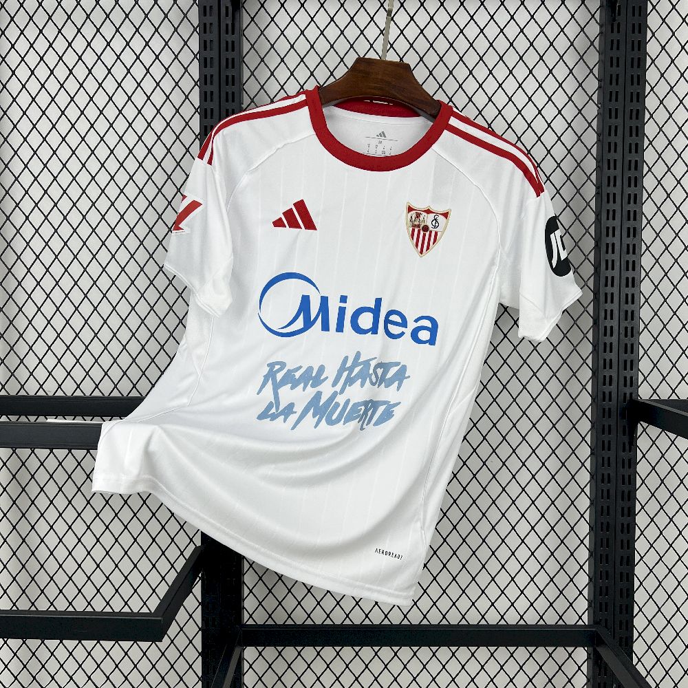 2025/2026 Sevilla Home Football Shirt 1:1 Thai Quality