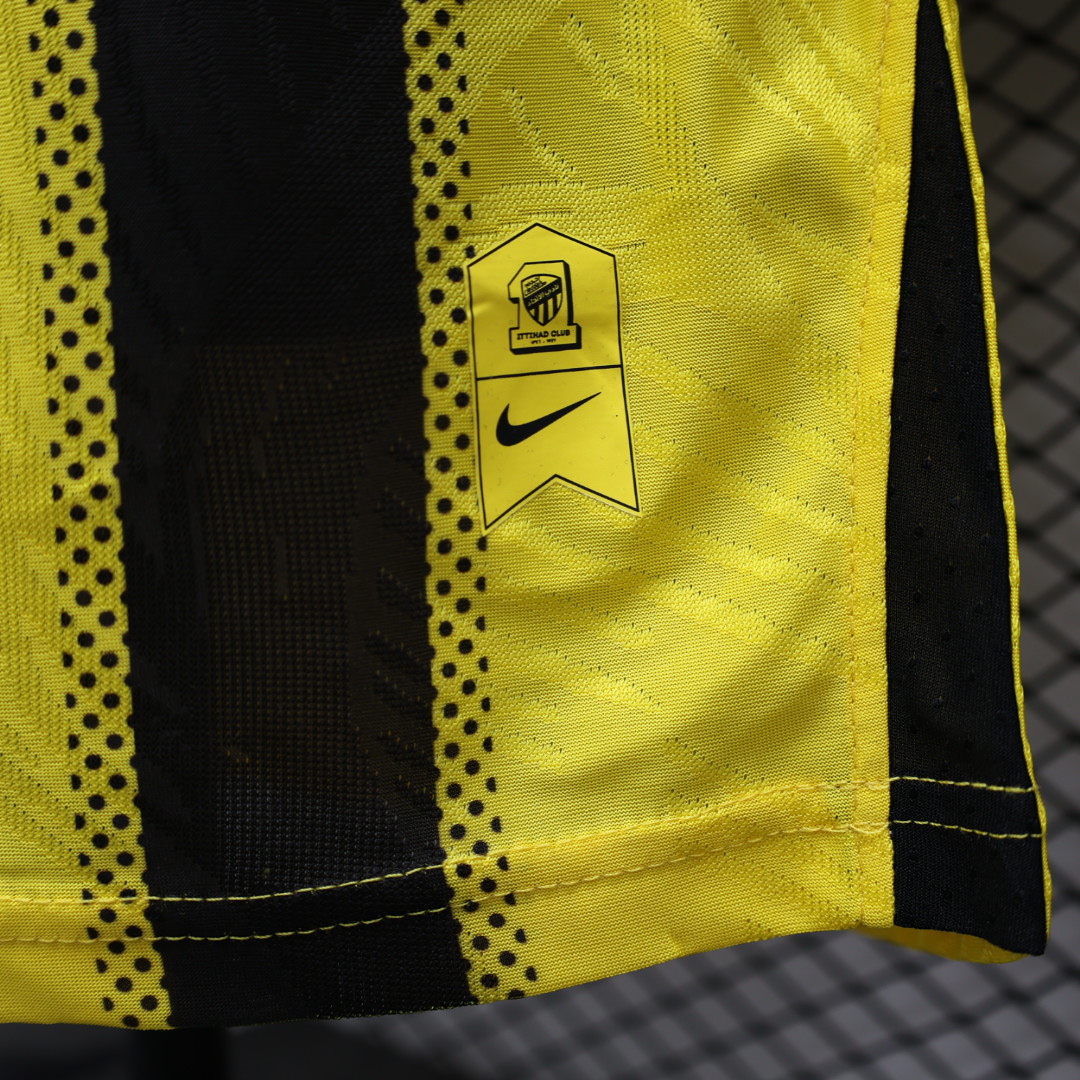 2024/2025 Player Version Al-Ittihad Home Football Shirt 1:1 Thai Quality