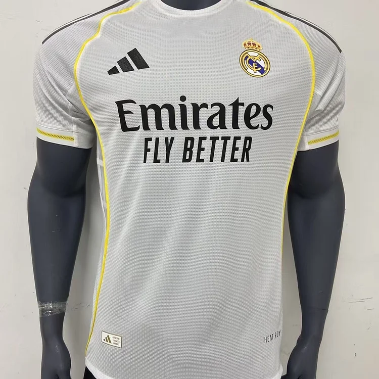2025/2026 Real Madrid Home Football Jersey