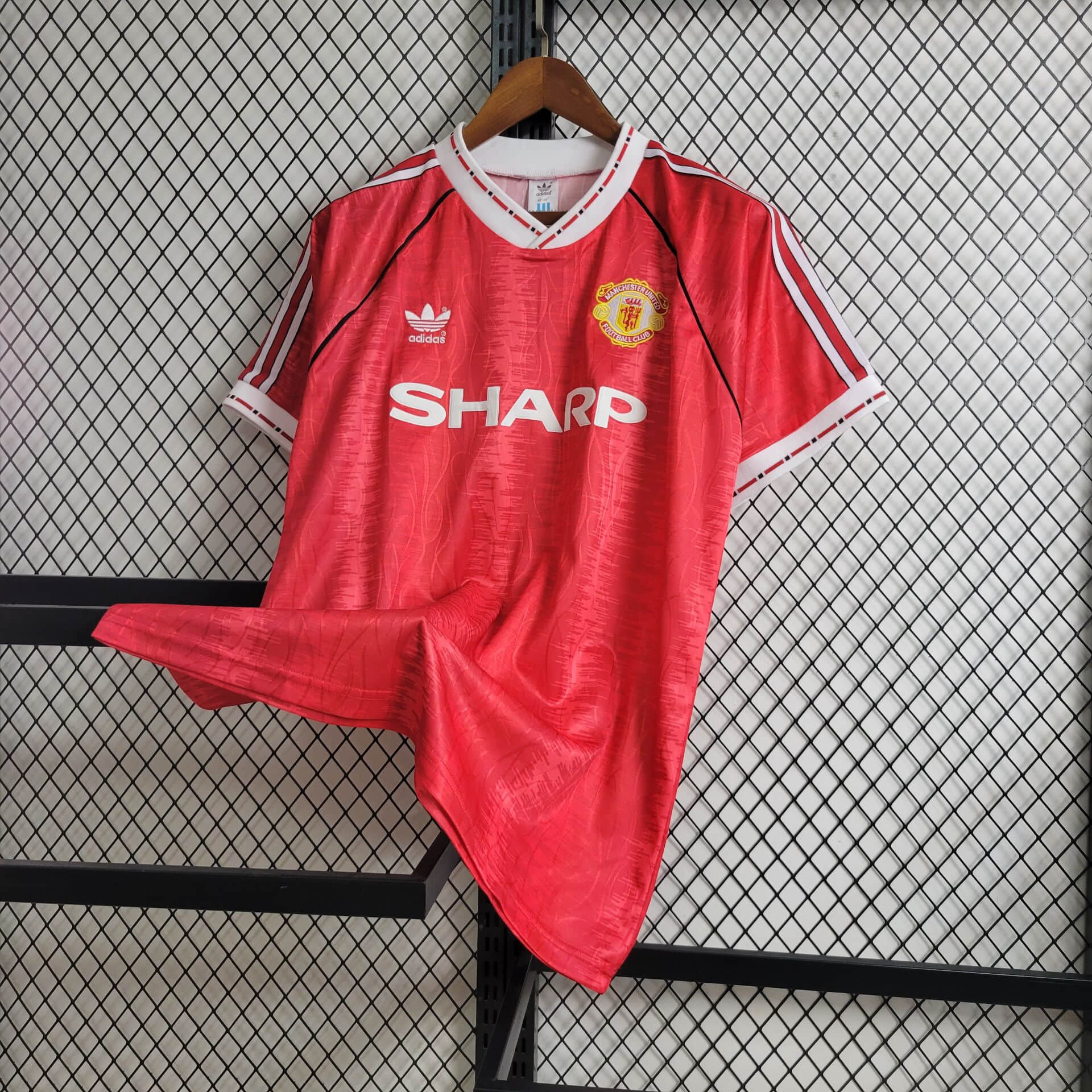 1990/1992 Retro Manchester United Home Football Shirt