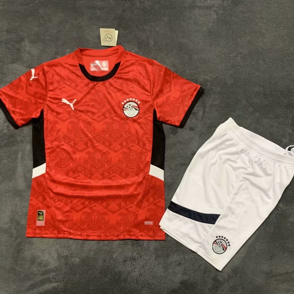 2025 Egypt Home Football Shirt KidsSize 1:1 Thai Quality