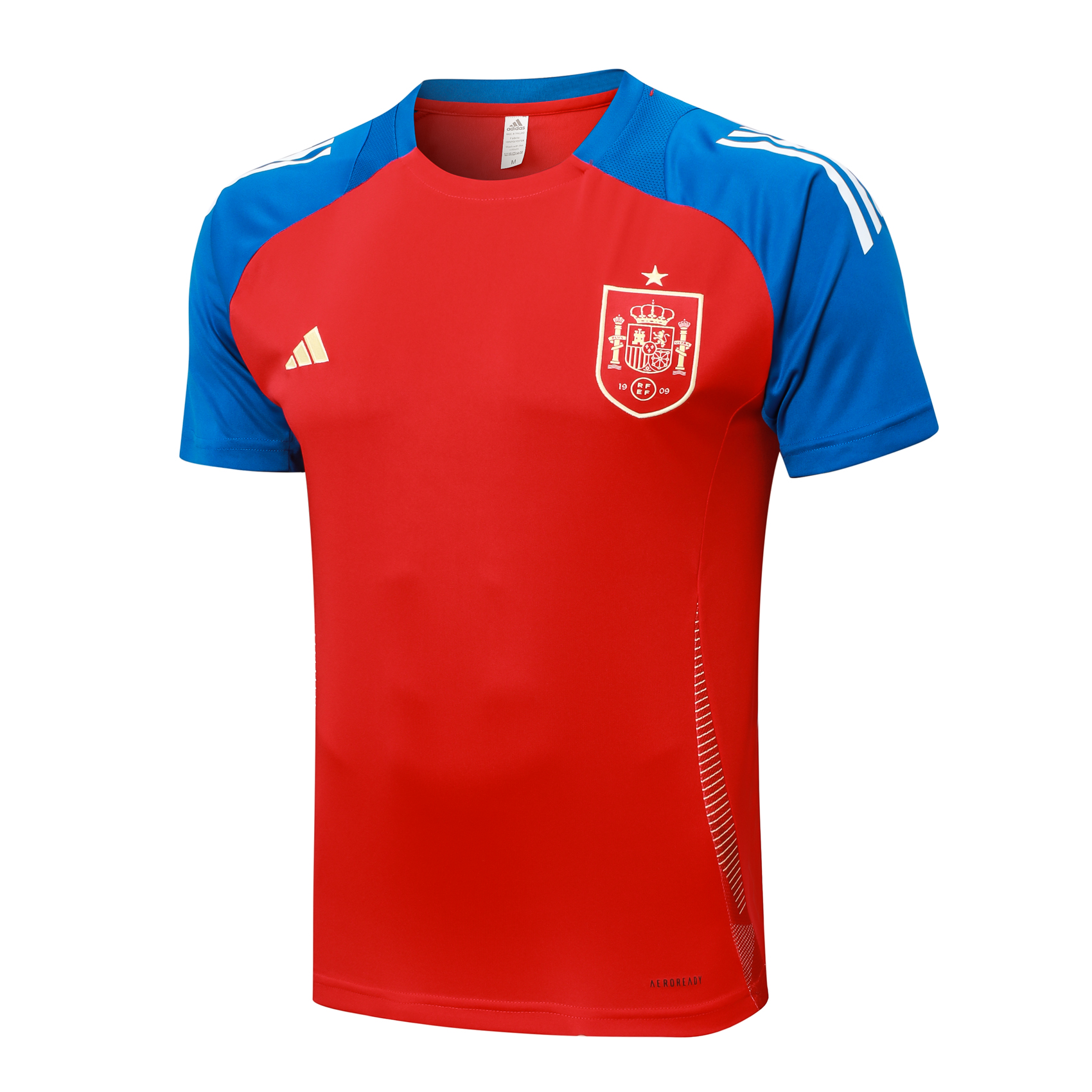 2024 Spain Training Wear Red Suit Shirt